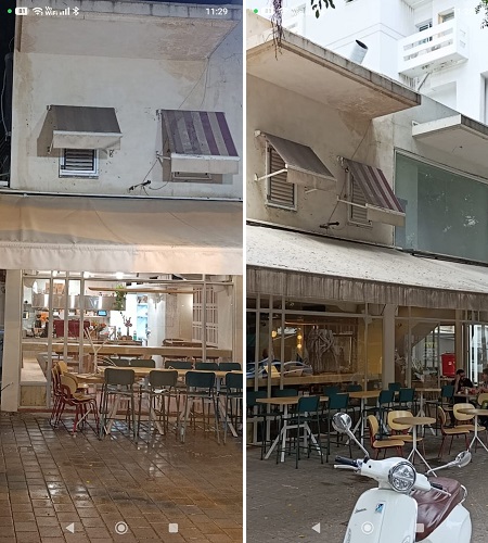 clear_awning קליר ניקוי סוכך זרועות בהיר לפני ואחרי